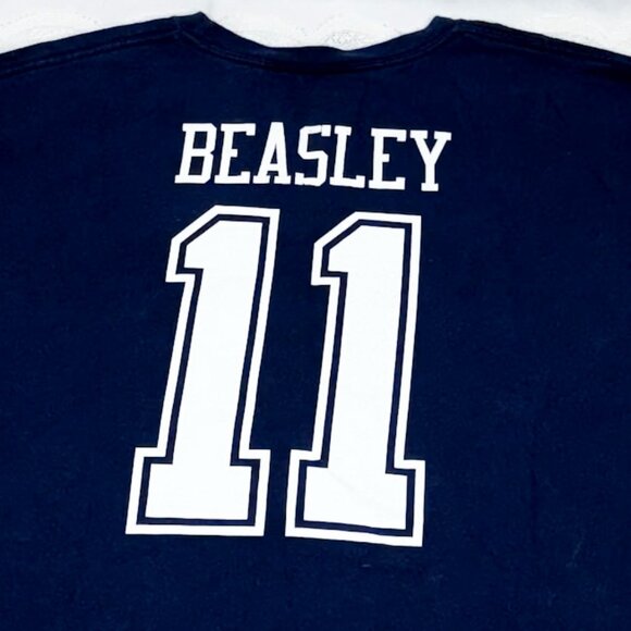Dallas Cowboys Shirt Authentic Gear BEASLEY NFL Football TShirt Cow Boys - Picture 1 of 8